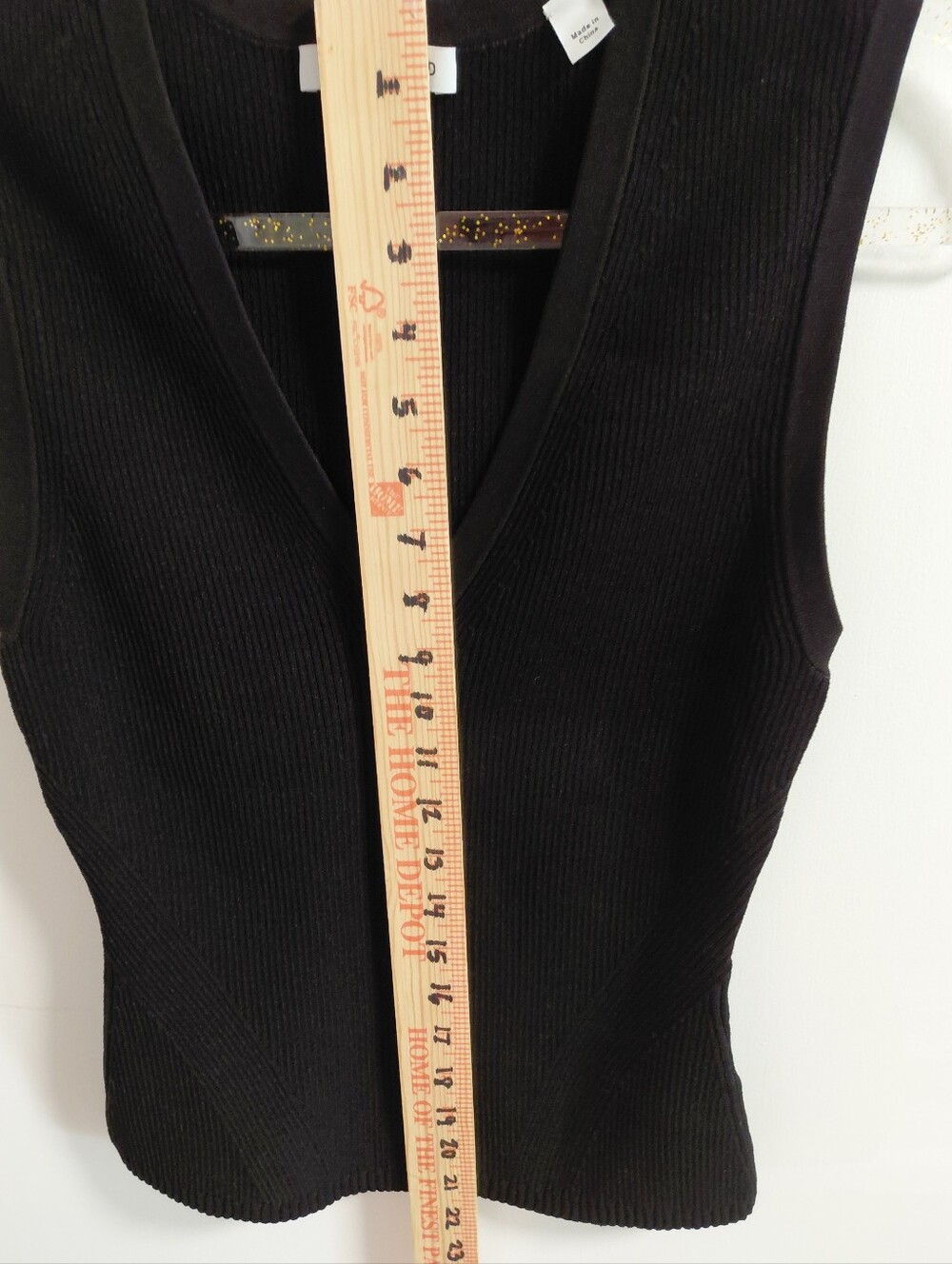 Veronica Beard Black Sid Knit Tank Top - Picture 4 of 8